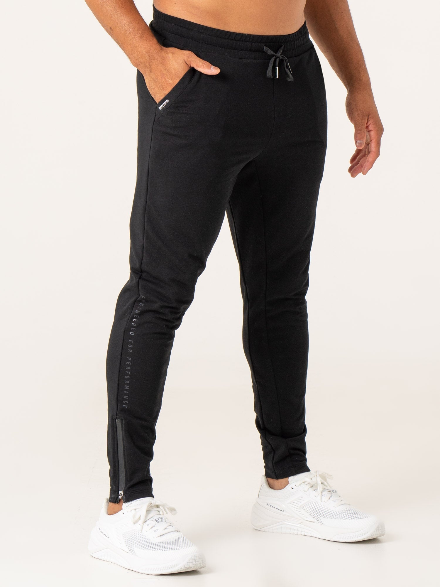 Pursuit Gym Track Pants for Men & Women - Breathable Workout Joggers - Black - Perfect for Running, Yoga & Gym Training