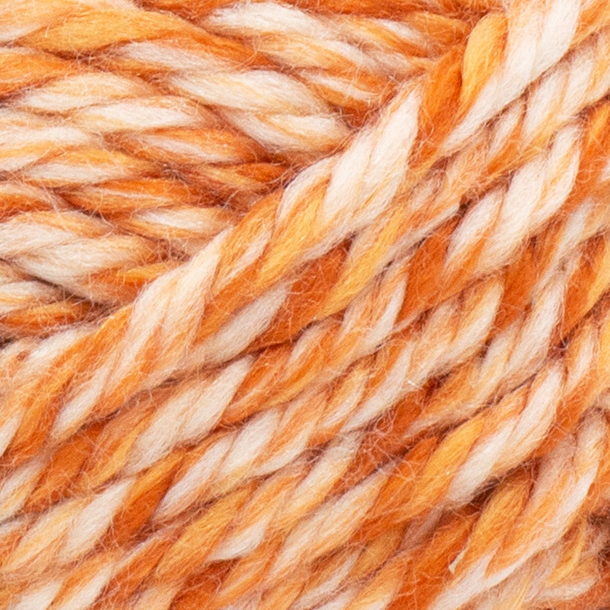 Lion Brand Yarn Hometown Super-Bulky Yarn for Knitting Crocheting Crafting - 3 Pack San Juan Sunset - Perfect for Blankets Scarves Hats and DIY Home Decor Projects