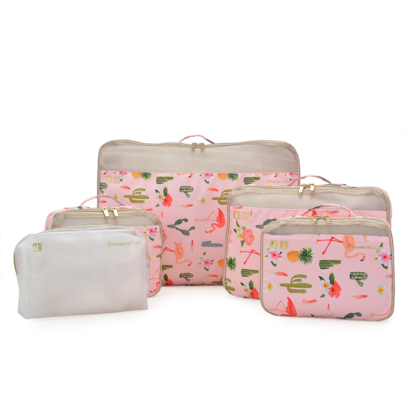 Cloverland 5-Piece Packing Cubes Set - Lightweight Travel Organizers for Suitcases, Backpacks & Carry-On Luggage - Perfect for Business Trips, Vacations & Weekend Getaways