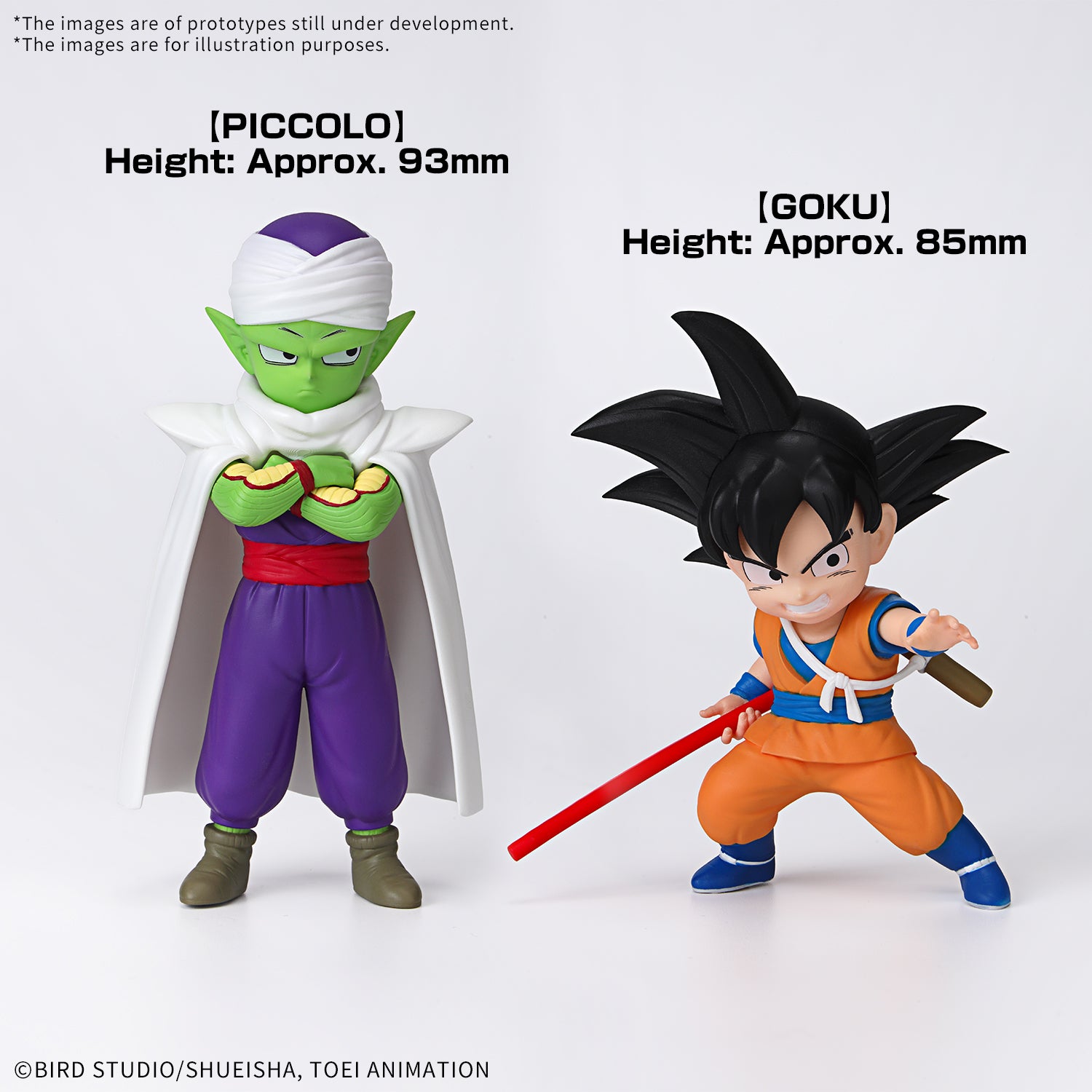 Bandai Dragon Ball Daima Son Goku & Piccolo Mini Action Figure Model Kit - Collectible Anime Figures for Display & Play