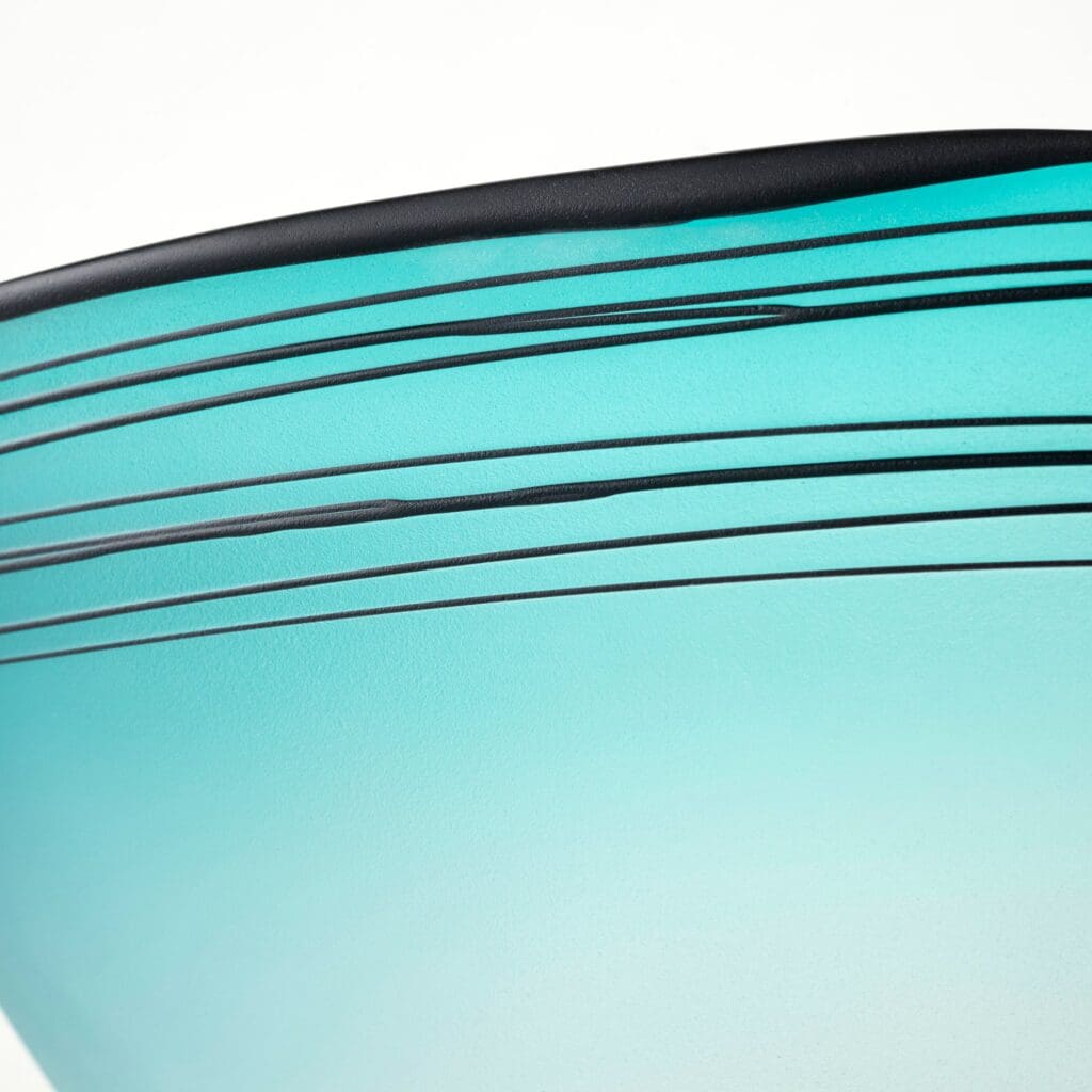 Cyan Design 10894 Kapalua Bowl - Blue and White Ceramic Decorative Bowl for Home Decor, Centerpiece, Fruit Display, and Tabletop Decor | Perfect for Dining Room, Living Room, and Kitchen Decorations