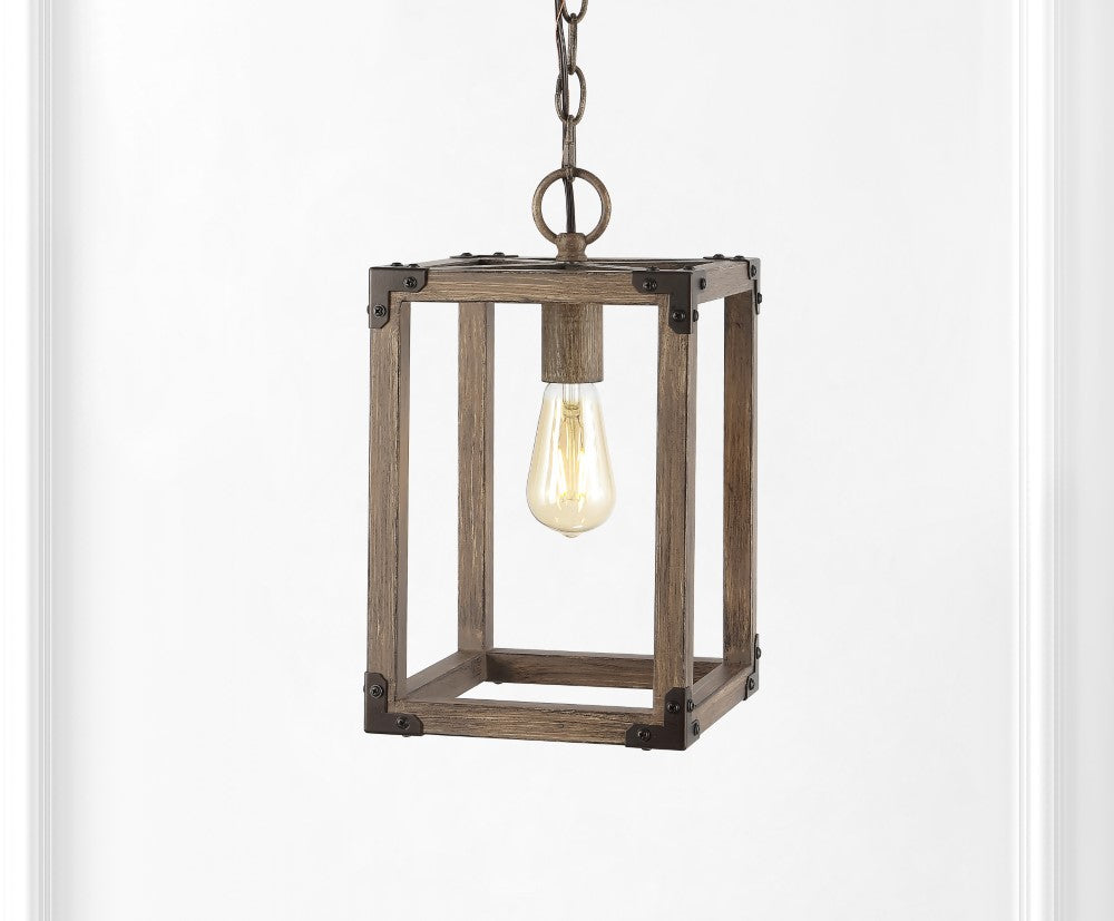 Rustic Farmhouse Adjustable LED Pendant Light - 8.13