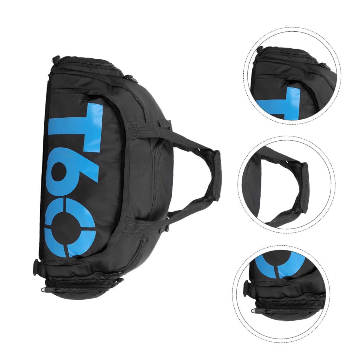 Premium MUSISALY Yoga Training Package Bag - Lightweight Gym Bag for Women & Men with Adjustable Shoulder Straps - Perfect for Yoga, Fitness, Travel & Workout Essentials