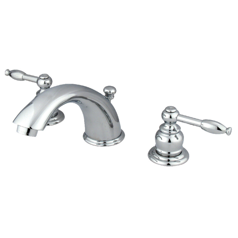 Kingston Brass GKB962KL Widespread Bathroom Faucet - 8 Inch Centerset, Oil Rubbed Bronze Finish, High Arc Spout - Perfect for Modern Bathroom Vanities and Sinks