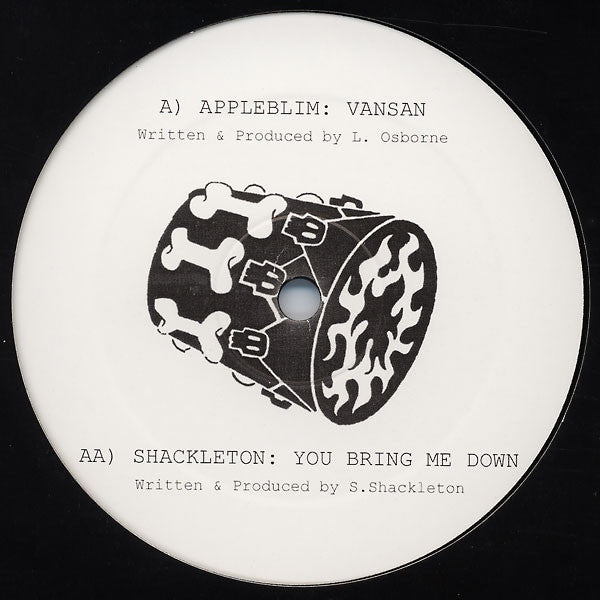 Appleblim & Shackleton - Soundboy's Ashes Get Chopped Out And Snorted (SKULL06) | Limited Edition Vinyl | Skull Disco Record | Perfect for DJ Sets & Underground Music Collectors