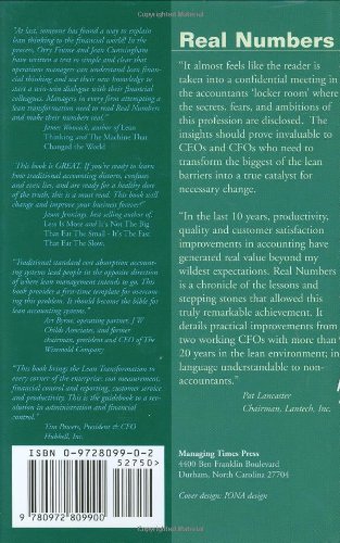 Real Numbers: Management Accounting in a Lean Organization - Optimizing Financial Strategies for Manufacturing Efficiency