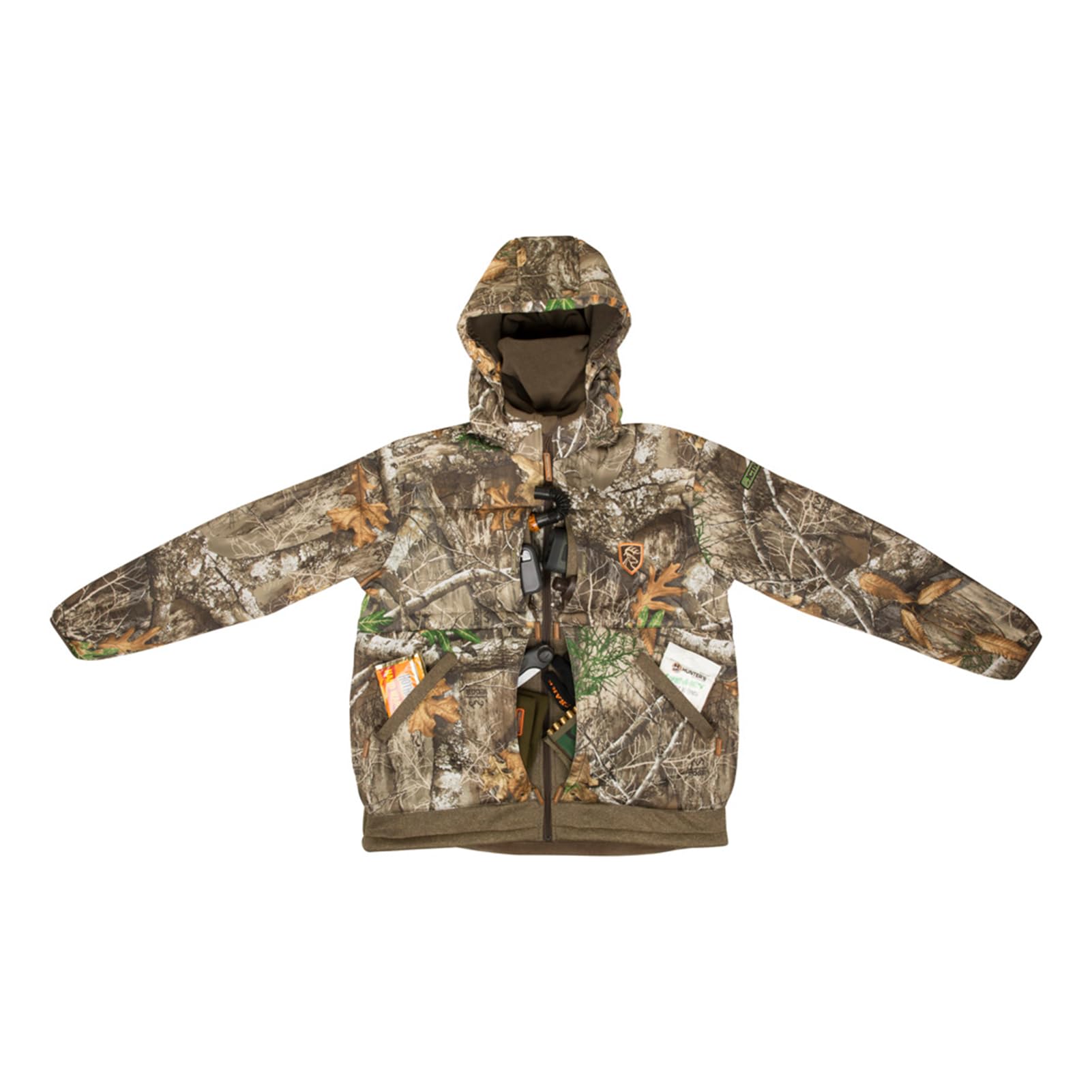 Drake Waterfowl Stand Hunters Silencer Jacket with Agion Active Technology - Realtree Edge Camo - XX-Large - Waterproof Hunting Jacket for Cold Weather & Outdoor Adventures