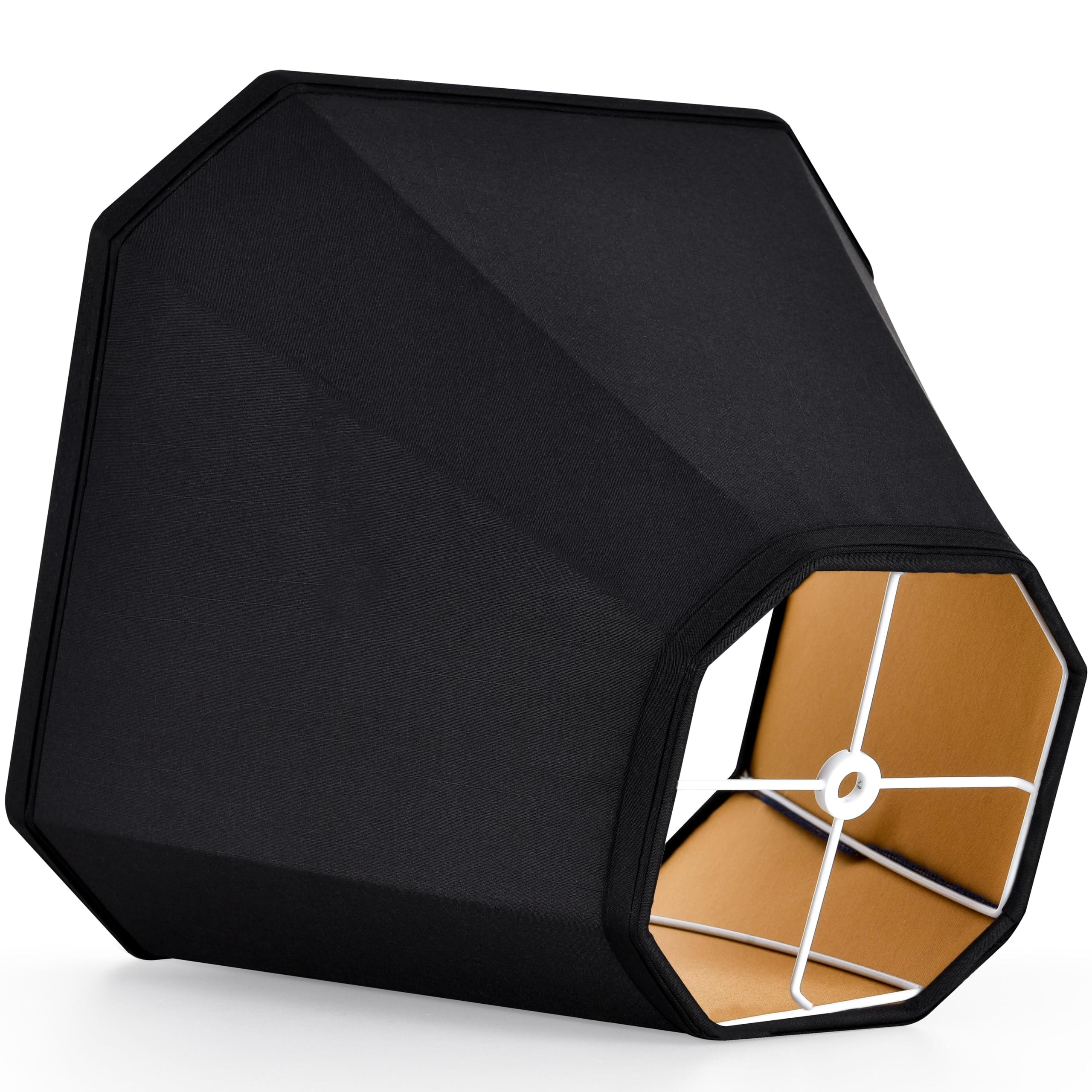 GO&SO Black Bell Lamp Shades Set of 2 - 6.5