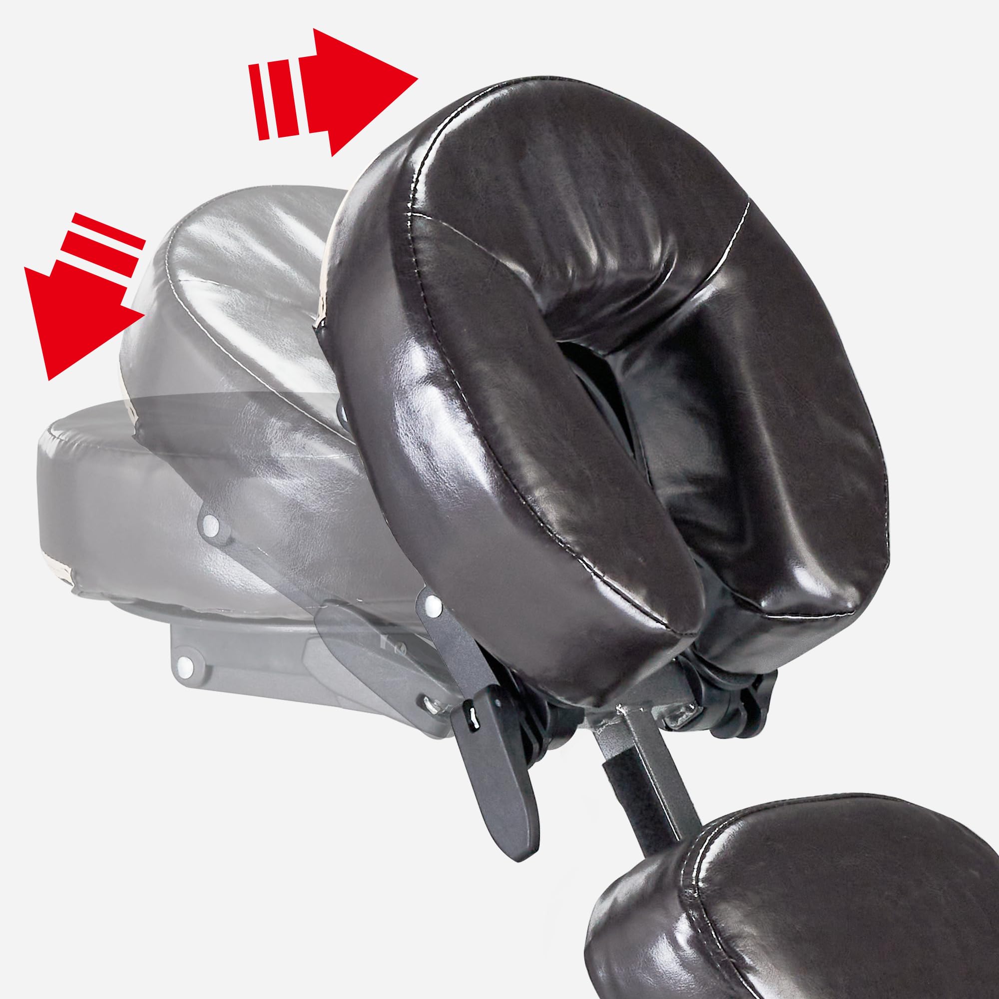 Portable Full Body Massage Chair - Lightweight Adjustable Folding Salon Chair with Carrying Case & Face Cradle - Perfect for Home Spa, Tattoo Parlors & Professional Use (Coffee Brown)