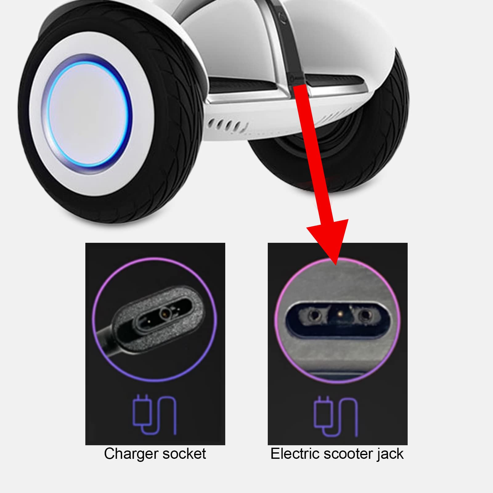 58.8V Fast Charger for Segway Ninebot S-Plus Electric Scooter - High-Speed Charging for Commuting & Outdoor Adventures