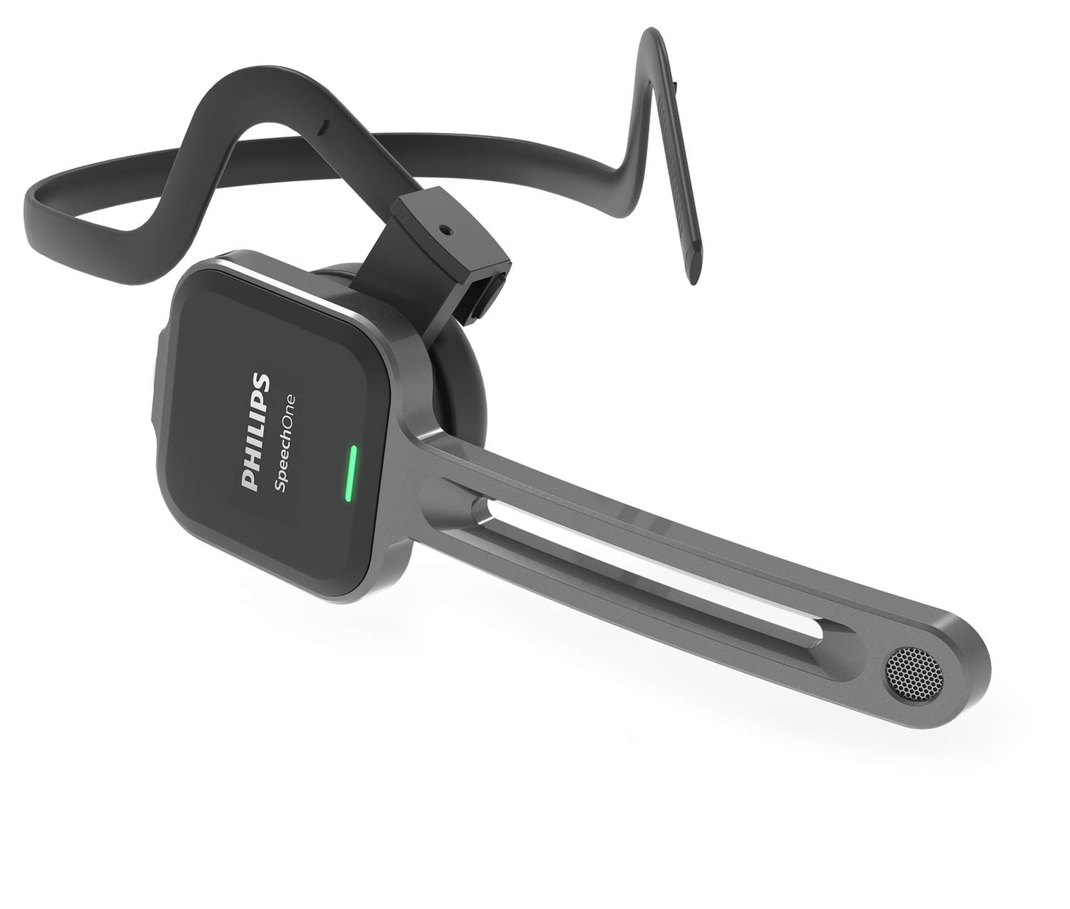 PHILIPS PSM6800/00 SpeechOne Wireless Dictation Headset with Docking Station, Status Light & Remote Control - Includes SpeechExec Pro Dictate Software for Medical, Legal & Office Transcription