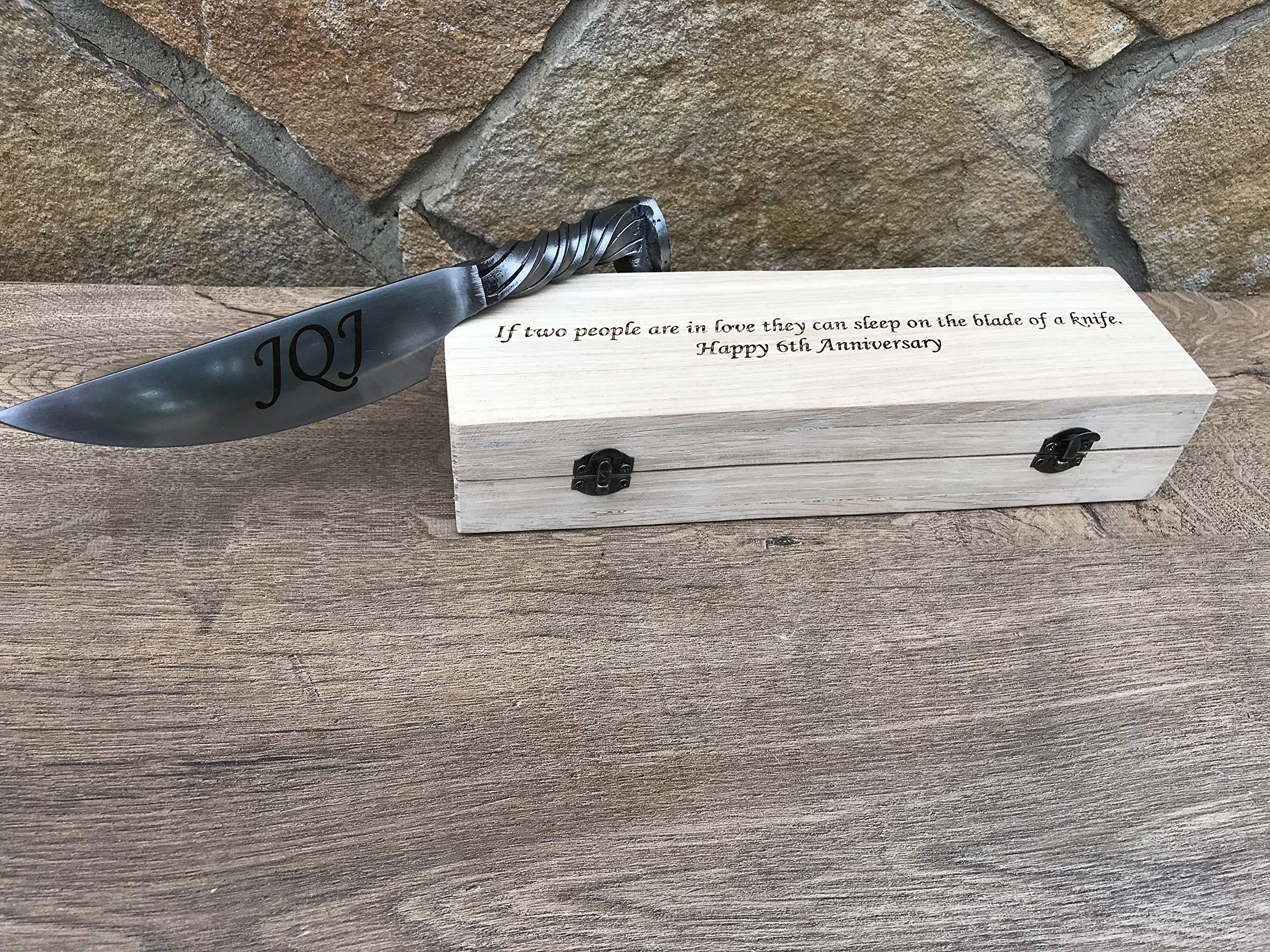 Viking Knife - Handcrafted Iron & Steel Gift for Men - Perfect 6th & 11th Anniversary Present - Outdoor Camping, Survival Tool & Collector's Item