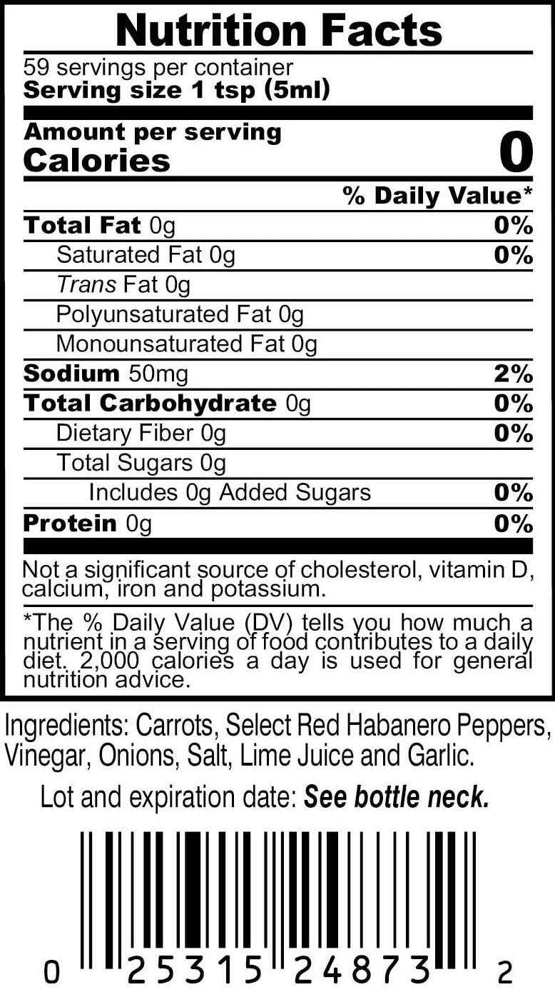 Marie Sharp's Hot Habanero Pepper Sauce - 10 oz Bottle (Pack of 3) | Spicy Habanero Hot Sauce for Tacos, Wings, Burgers & Mexican Food | Gluten-Free & Vegan-Friendly