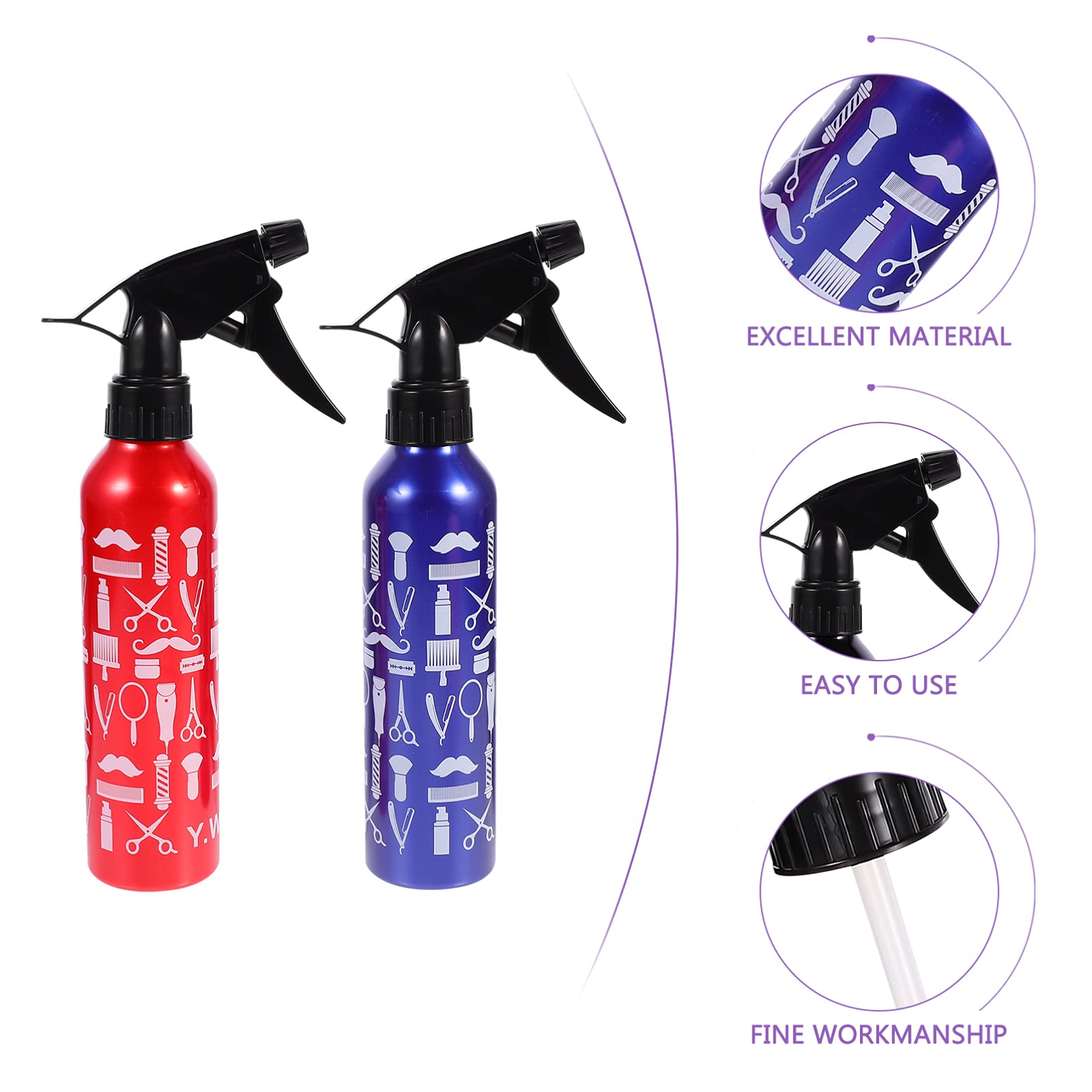 2 Pack Professional Watering Can Spray Bottle - Portable Hair & Makeup Mist Sprayer for Styling, Hydrating Plants, and Skincare | Perfect for Salons, Home Gardening, and Travel