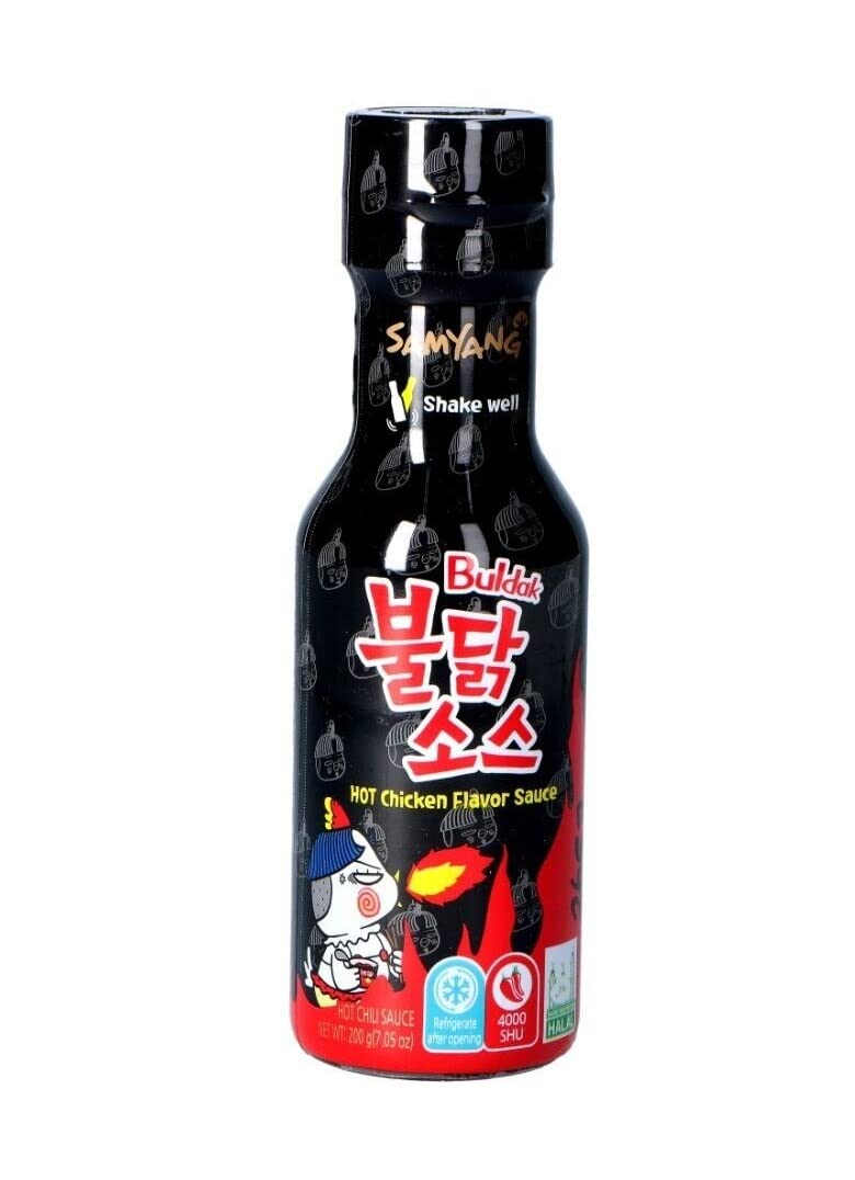 Pamai Pai® Samyang Buldak Hot Chicken Flavor Ramen Set - 1000g with Spicy Sauce & Fresh Chili Soup - Perfect for Spicy Food Lovers & Late Night Snacks