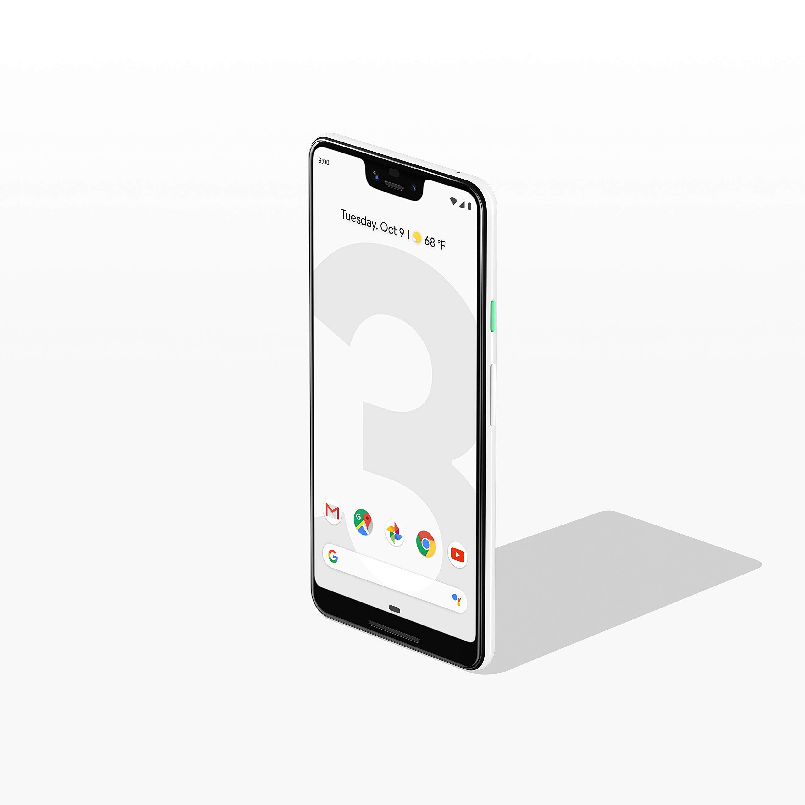 Google Pixel 3 XL Unlocked Smartphone - 64GB Storage, Clearly White - Perfect for Travel, Photography & Business Use