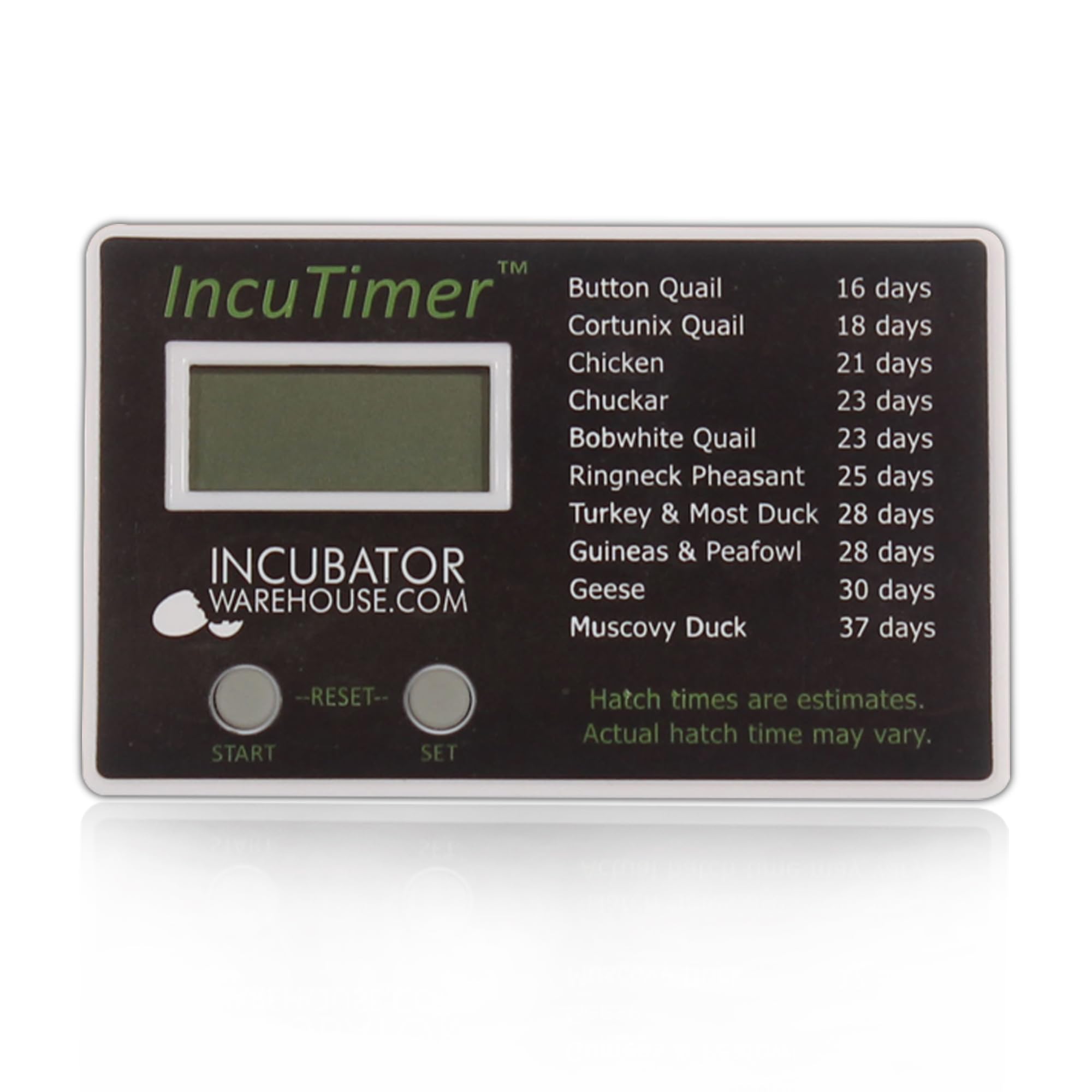 Best Egg Incubator Timer - IncuTimer with 90-Day Countdown & Easy Setup | Perfect for Poultry Hatching, Chicken Egg Incubation & Backyard Farming