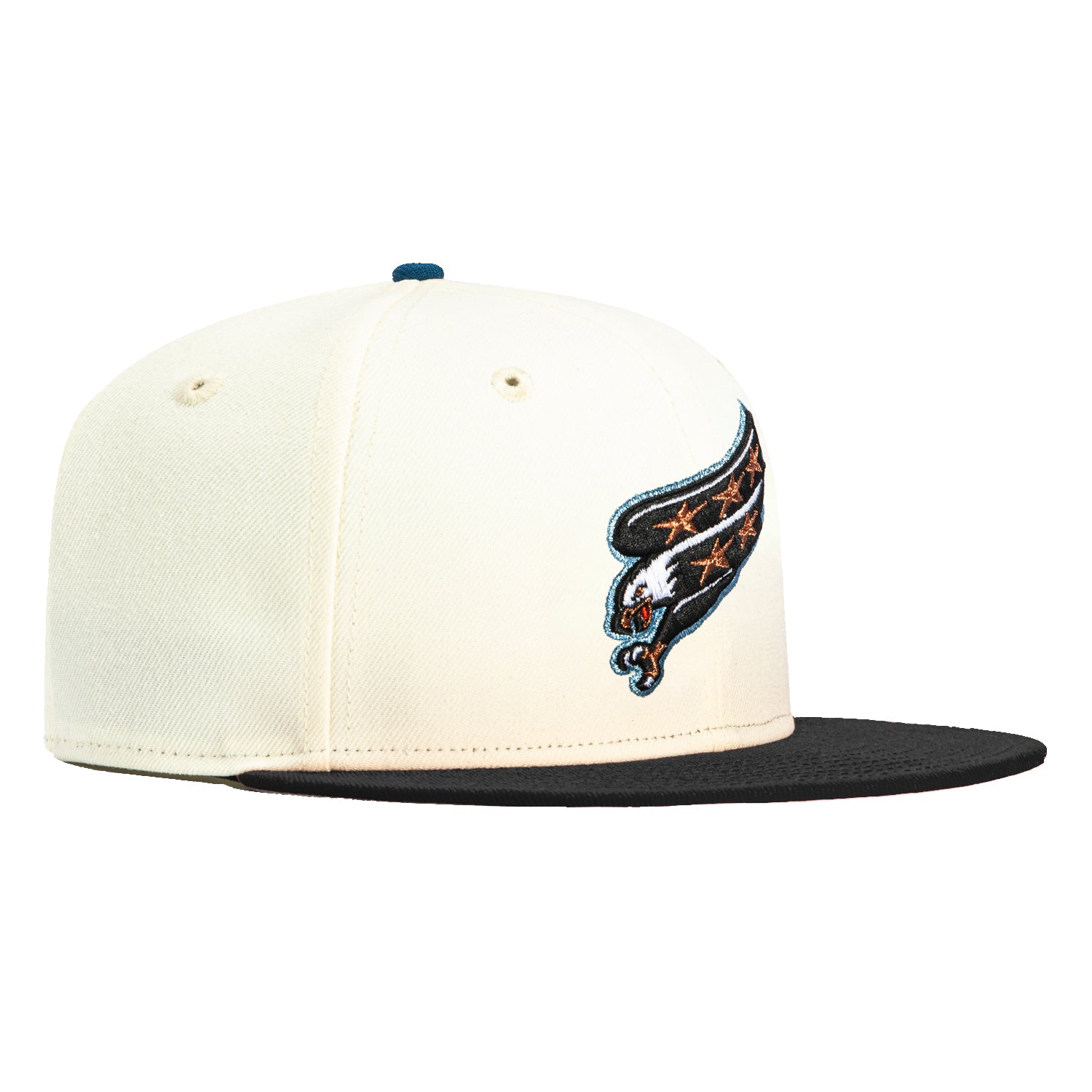 New Era 59Fifty Washington Capitals Alternate Snapback Hat - White & Black | Official NHL Licensed Baseball Cap for Men & Women | Perfect for Games, Streetwear & Sports Fan Collections