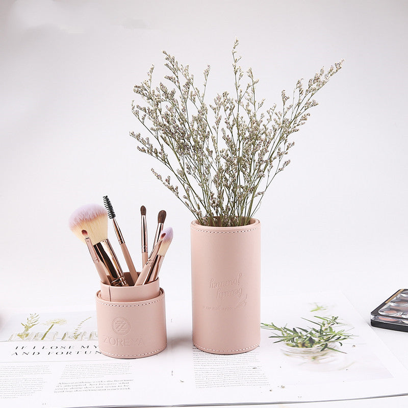Professional Makeup Brush Set - 12 Piece Vegan & Cruelty-Free Cosmetics Brushes for Foundation, Blending, Eyeshadow - Perfect for Makeup Artists & Beginners - Home & Travel Use