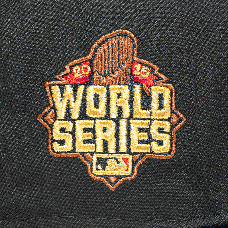 New Era x Politics Kansas City Royals 59FIFTY Fitted Hat - Black/Light Royal - Official MLB Baseball Cap for Men & Women - Perfect for Games, Streetwear & Fan Collections