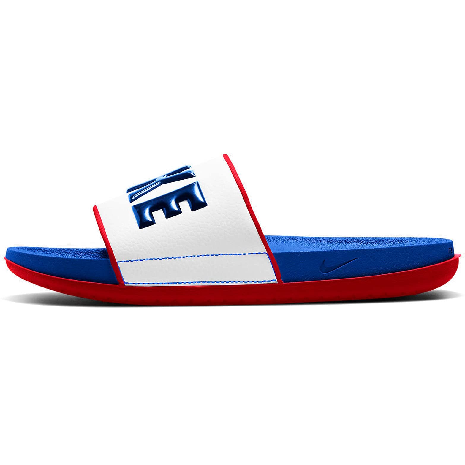 Nike Offcourt Men's Slide Sandals BQ4639-404 (Game Royal/White) Size 7 - Perfect for Casual Wear and Poolside Comfort