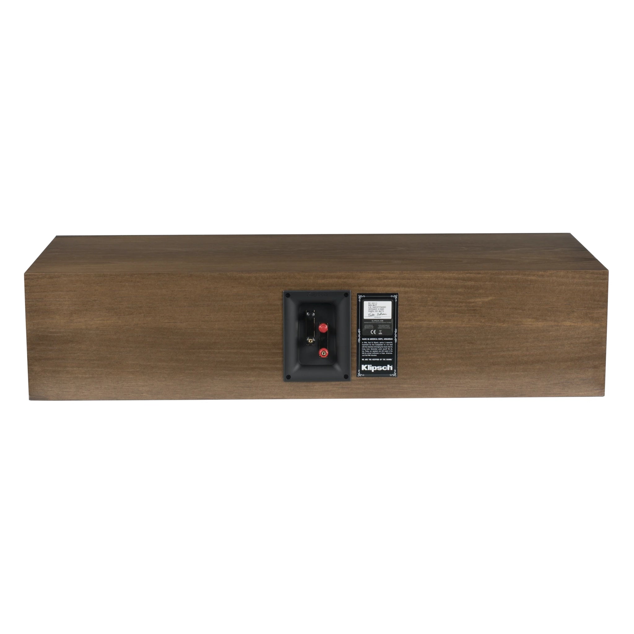 Klipsch RC 64 III High-Performance Center Channel Speaker - Premium Home Theater Sound System for Movies, Music & Gaming