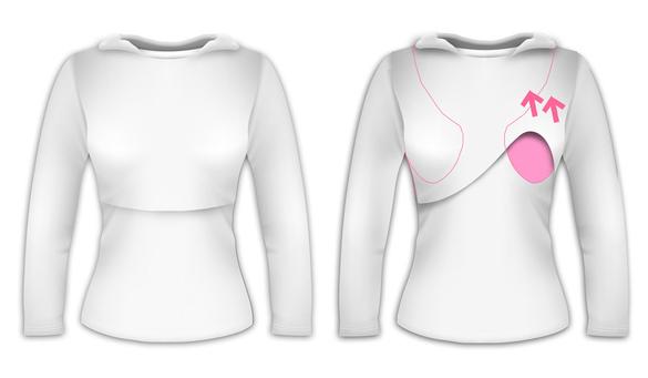 Momzelle Nursing Top Hoodie - Comfortable & Stylish Maternity Wear for Breastfeeding Moms | Perfect for Nursing at Home or On-the-Go