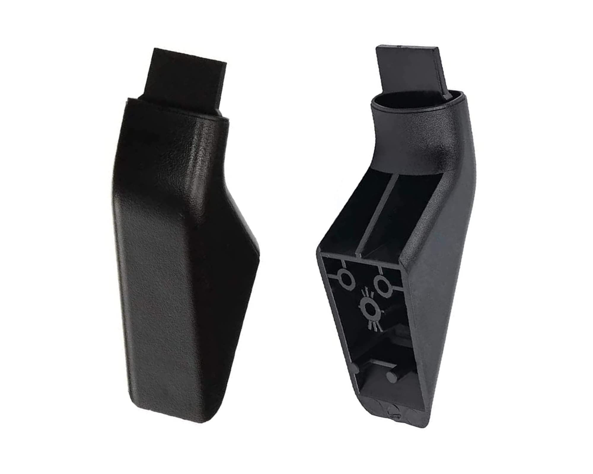 2 Pack WB7X7183 Black Oven Handle End Cap Replacement for GE Wall Stove Oven Range - Compatible with AP2019449 PS256613 WB15K5069 268072 - Durable Kitchen Appliance Accessory for Easy Installation & Secure Grip