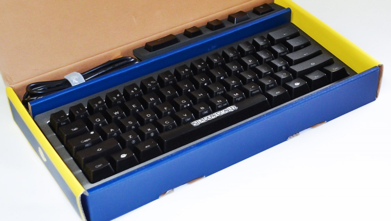 MK Shadow Guard Light Mechanical Gaming Keyboard with Cherry MX Red Switches - Fast & Responsive for PC, Mac, PS5, Xbox Gaming & Office Work