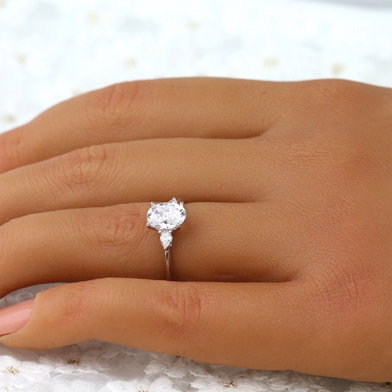 0.16 Carat Diamond Solitaire Engagement Ring for Women - Elegant Wedding Band, Proposal & Anniversary Gift - Perfect for Everyday Wear & Special Occasions