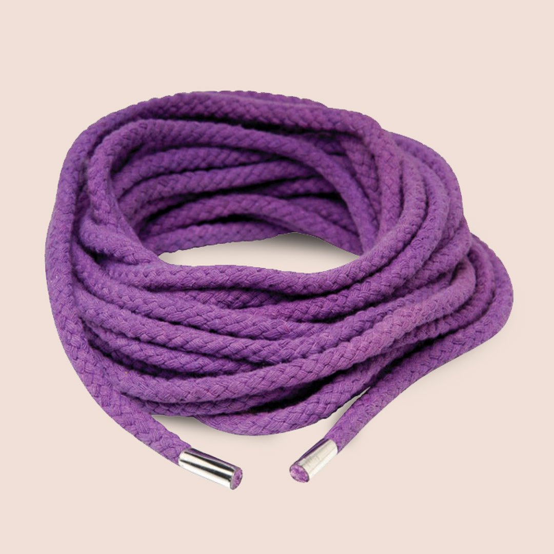 Japanese Silk Bondage Rope - 35 ft Fetish Fantasy Series for BDSM, Shibari & Sensual Play | Soft & Durable Restraint Rope for Couples, Beginners & Advanced Users | Perfect for Bedroom, Spicing Up Relationships & Erotic Exploration