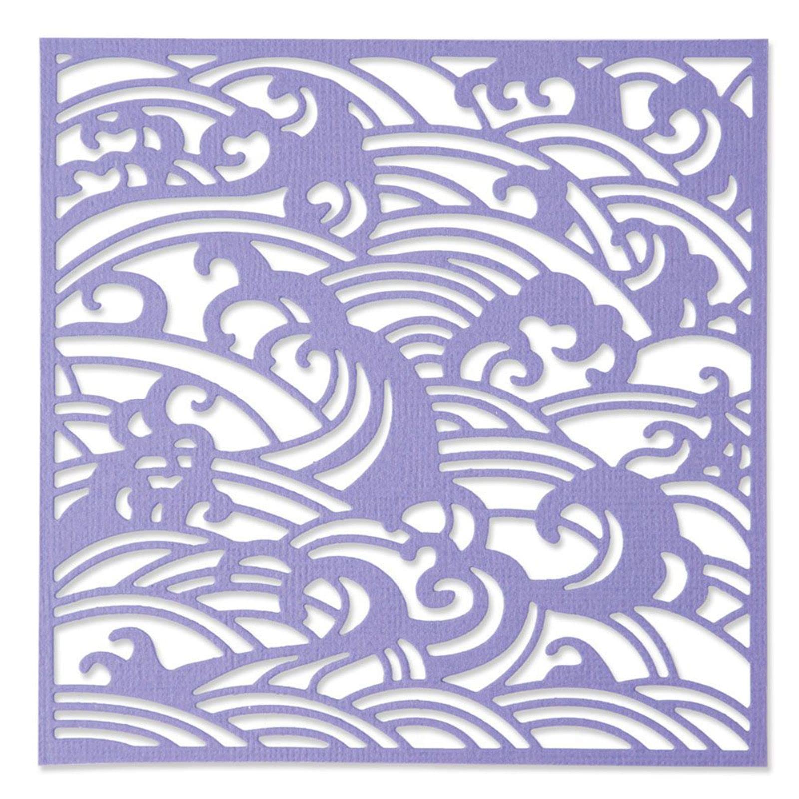 Sizzix Thinlits Die - Mystical Seascape by Olivia Rose (665269) - Multicolor Die Cut Machine Accessories for Card Making, Scrapbooking & DIY Crafts