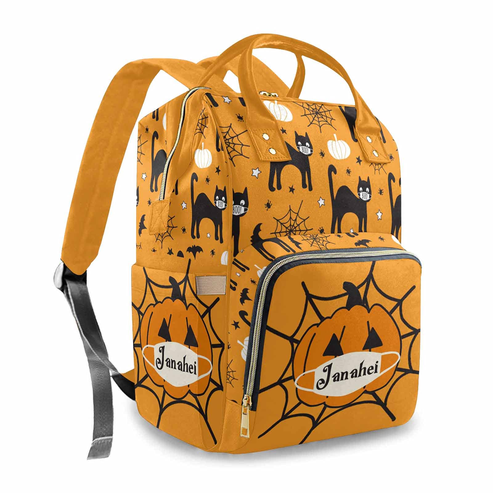 Personalized Halloween Diaper Backpack for Parents - Custom Nightmare Before Christmas Baby Bag for Newborn Boys & Girls - Cute Daycare Backpack for Moms - Perfect Baby Shower Gift for Nursery, Travel & Trick-or-Treating