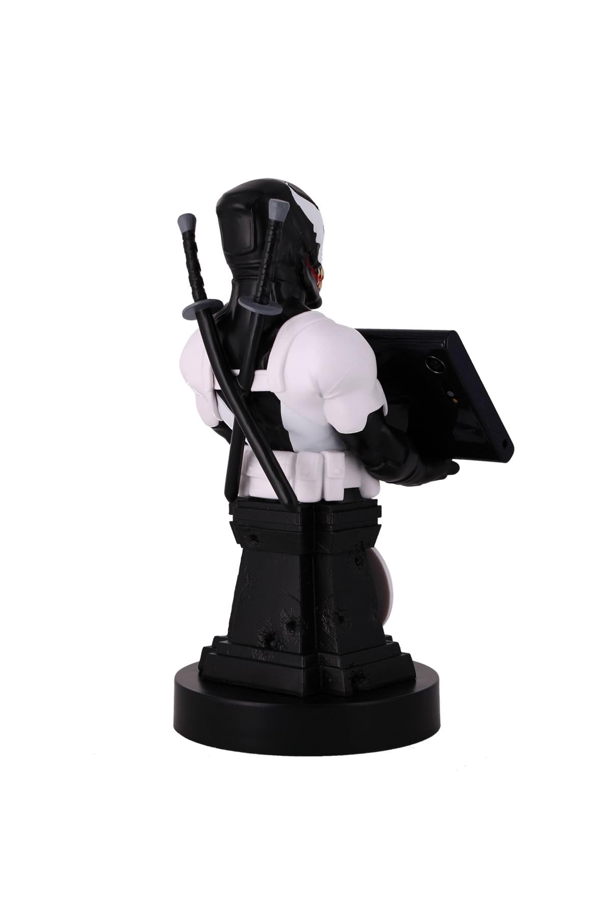 Deadpool Venom Back in Black Gaming Controller & Phone Stand - Officially Licensed Cable Guys Figure for PS5, Xbox & Mobile Gaming Setup | Perfect for Game Room Decor & Desk Organization