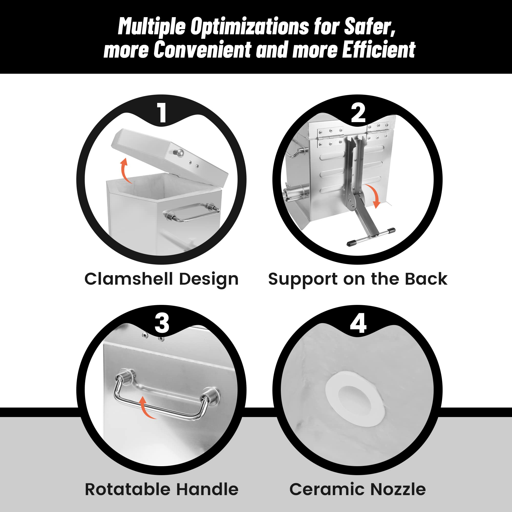 20lbs Propane Gas Melting Furnace Kit with Crucible & Tongs - Gold Silver Copper Aluminum Metal Smelter for Jewelry Making, DIY Casting & Metal Recycling | Perfect for Home Foundry, Blacksmithing & Unique Gift Creation