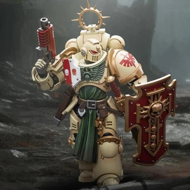 JOYTOY Warhammer 40k Dark Angels Bladeguard Veteran Action Figure - Collectible Miniature for Tabletop Gaming & Display