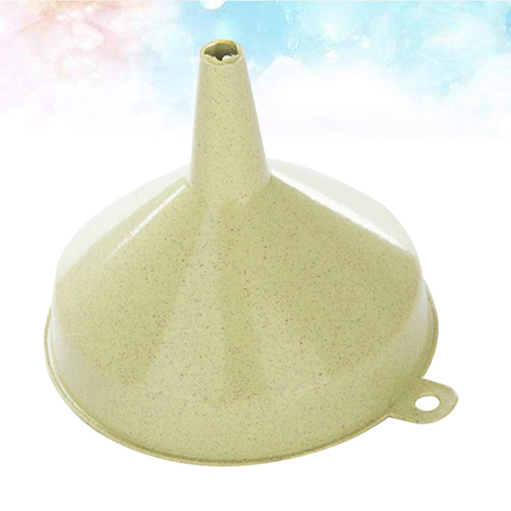 Premium Liquid Transfer Funnel for Kitchen & Garage - Heavy Duty Oil Funnel with Spout for Cooking, Automotive, DIY & Home Use