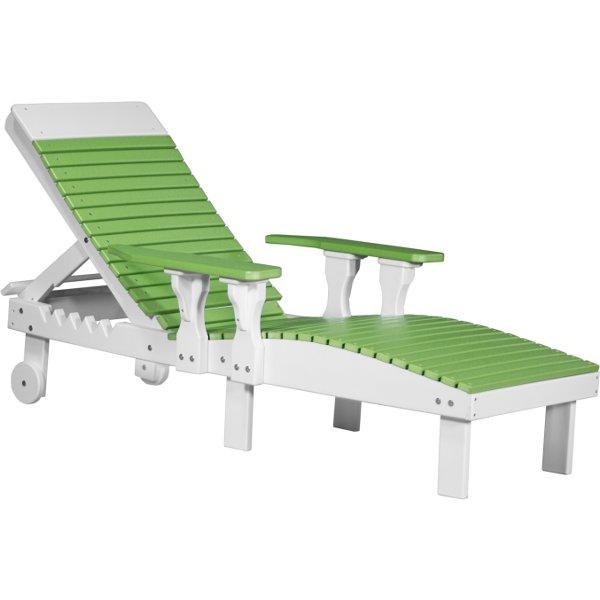 Lime Green & White