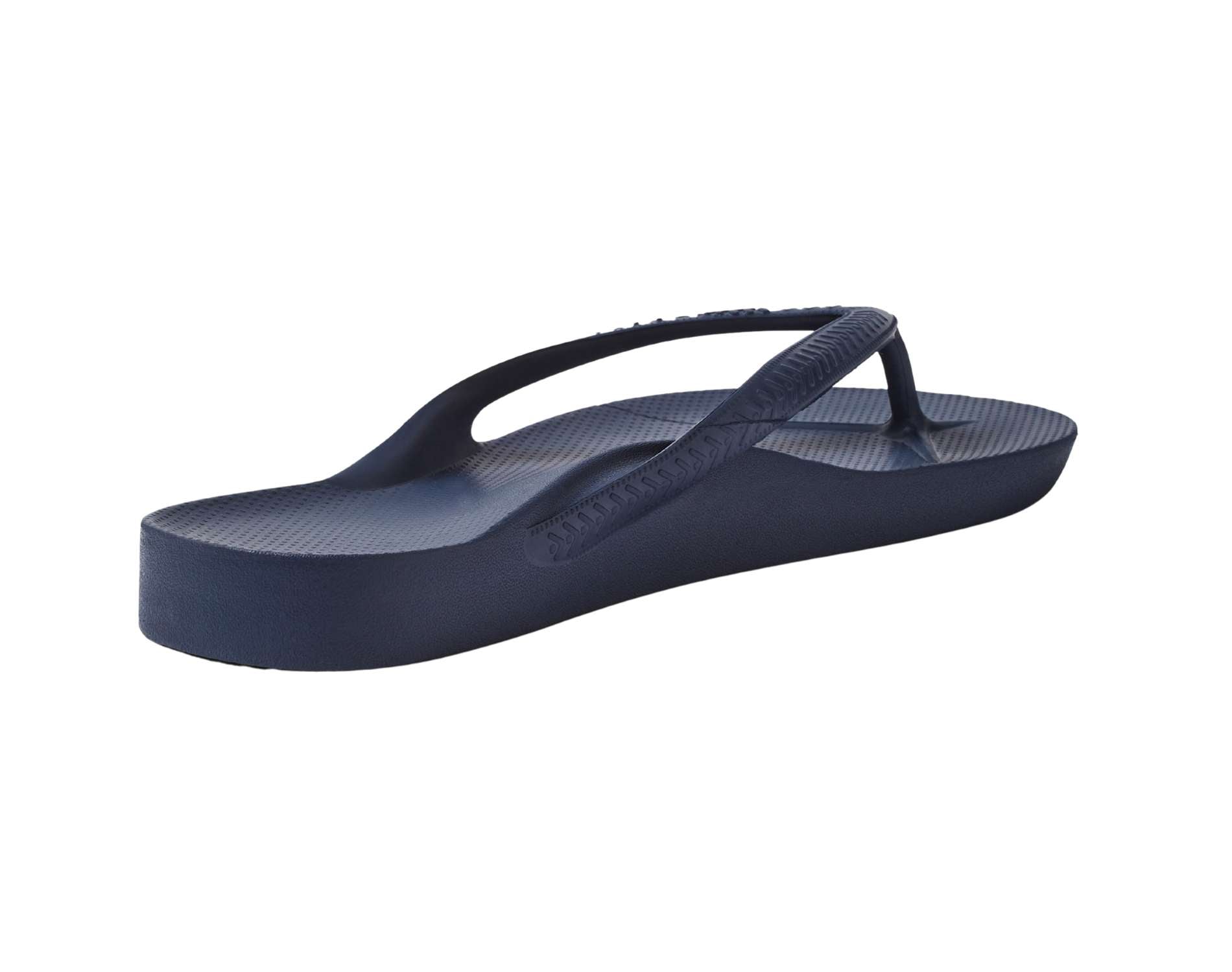 Archie's Arch Support Thongs for Women - Comfortable Navy Blue Flip Flops with Orthotic Support - Perfect for Beach, Pool & Casual Wear