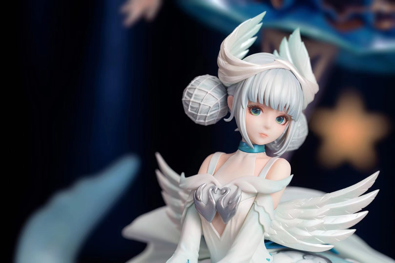 Myethos Studio Licensed King of Glory Swan Starlets Xiao Qiao Figure - Official Genshin Impact Collectible Statue for Anime Fans & Gamers - Perfect for Display, Gift Giving & Cosplay Inspiration