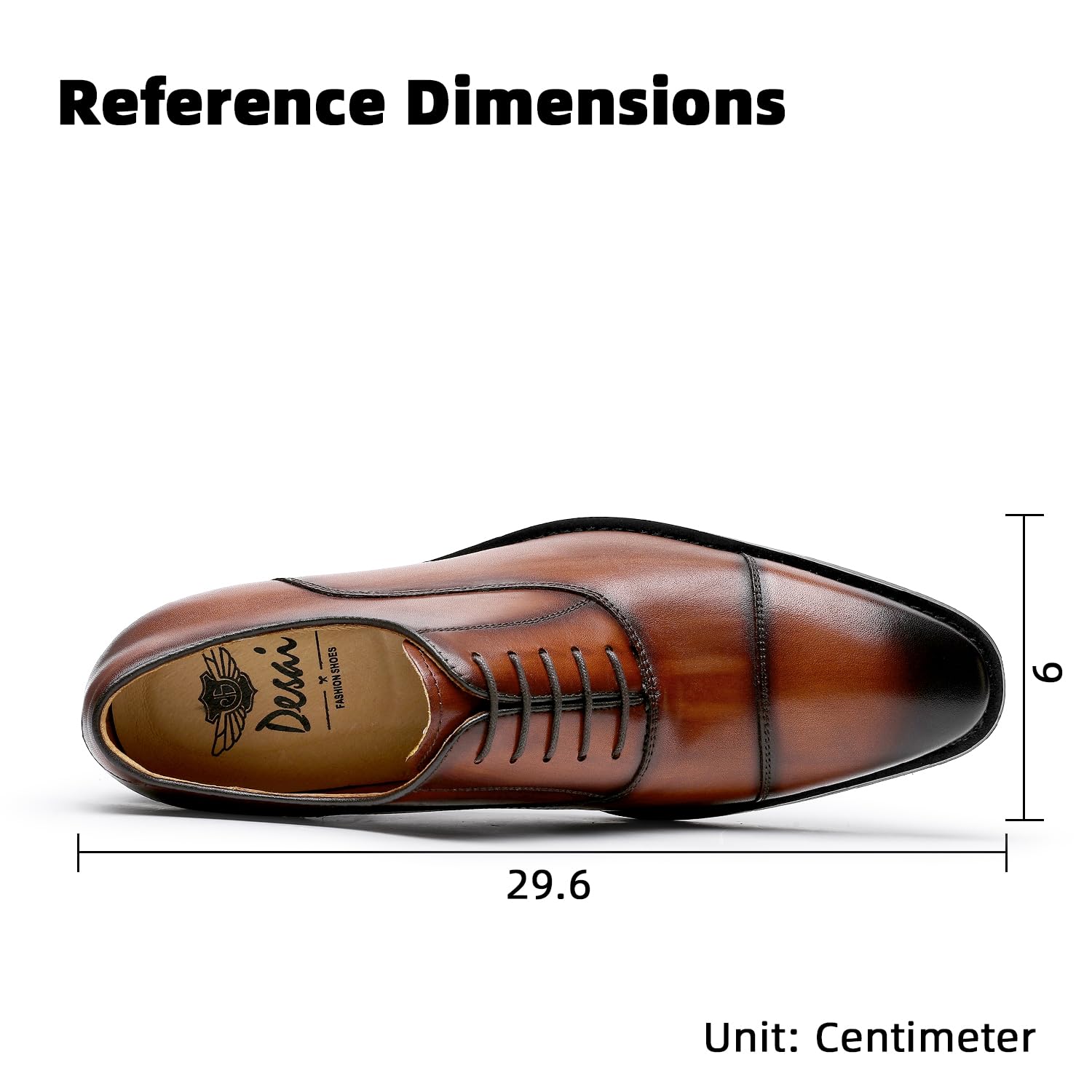 Men's Oxford Dress Shoes - Classic Lace Up Formal Leather Shoes for Business & Wedding | Comfortable & Stylish Men's Office & Dress Shoes