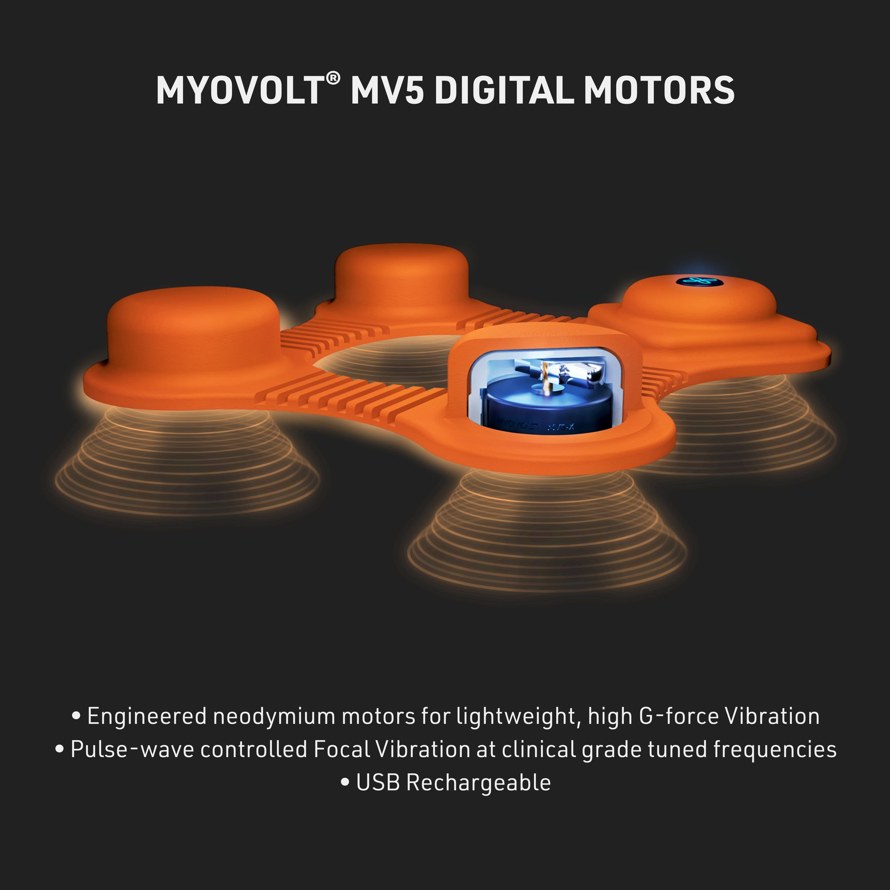 MYOVOLT® Wearable Vibration Recovery Back Wrap - Pain Relief & Muscle Recovery for Athletes & Back Pain Sufferers - Perfect for Post-Workout, Office Use & Chronic Pain Management