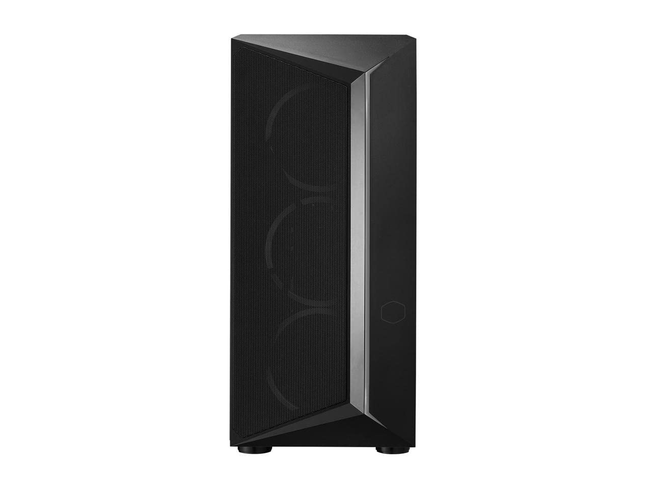 Cooler Master CMP 510 ATX Mid-Tower PC Case - Mesh Front Panel, ARGB Edge Lighting, Tempered Glass Side Panel, 3x 120mm ARGB Fans Included | Perfect for Gaming Rigs & High-Performance Builds