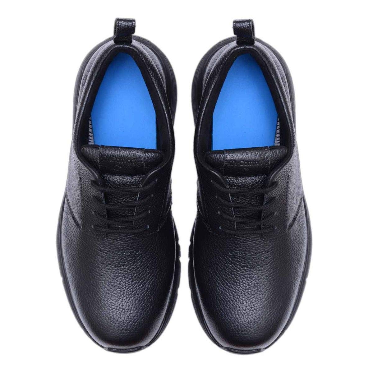 Dr. Comfort Roger Diabetic Shoes for Men - Therapeutic Leather Walking Shoes with Gel Inserts for Foot Pain Relief | Ideal for Diabetes, Plantar Fasciitis & Daily Comfort
