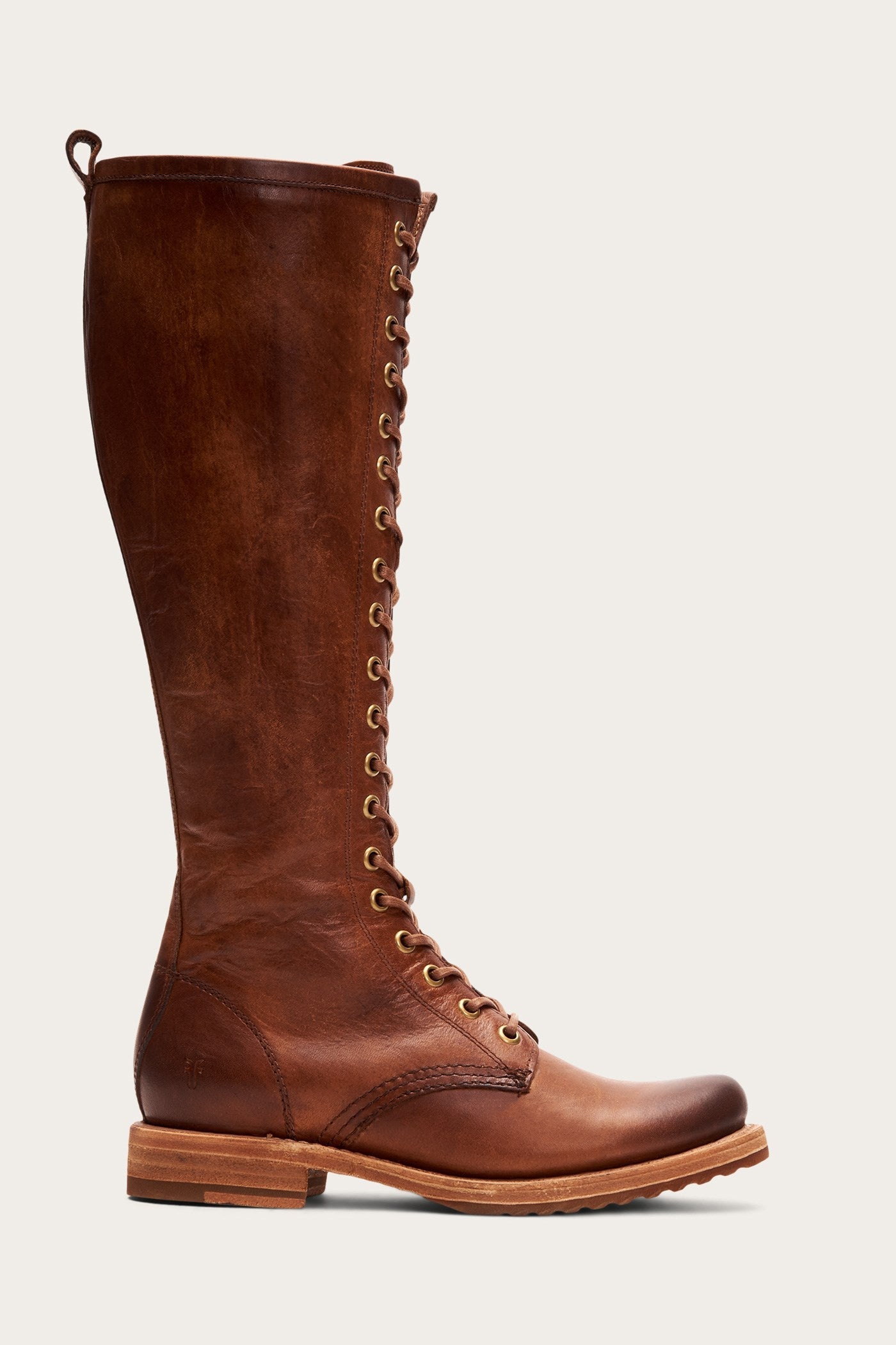 Veronica Combat Tall Boots - Premium Pre-Owned Leather Boots for Women | Perfect for Riding, Outdoor Adventures & Fashion