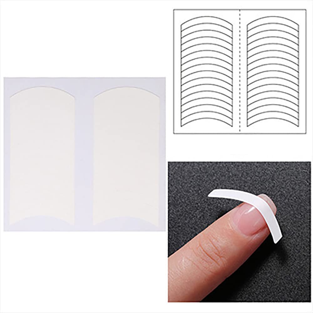 Gogoonly 1368pcs French Nail Art Stickers - DIY Manicure Decoration for Home & Salon