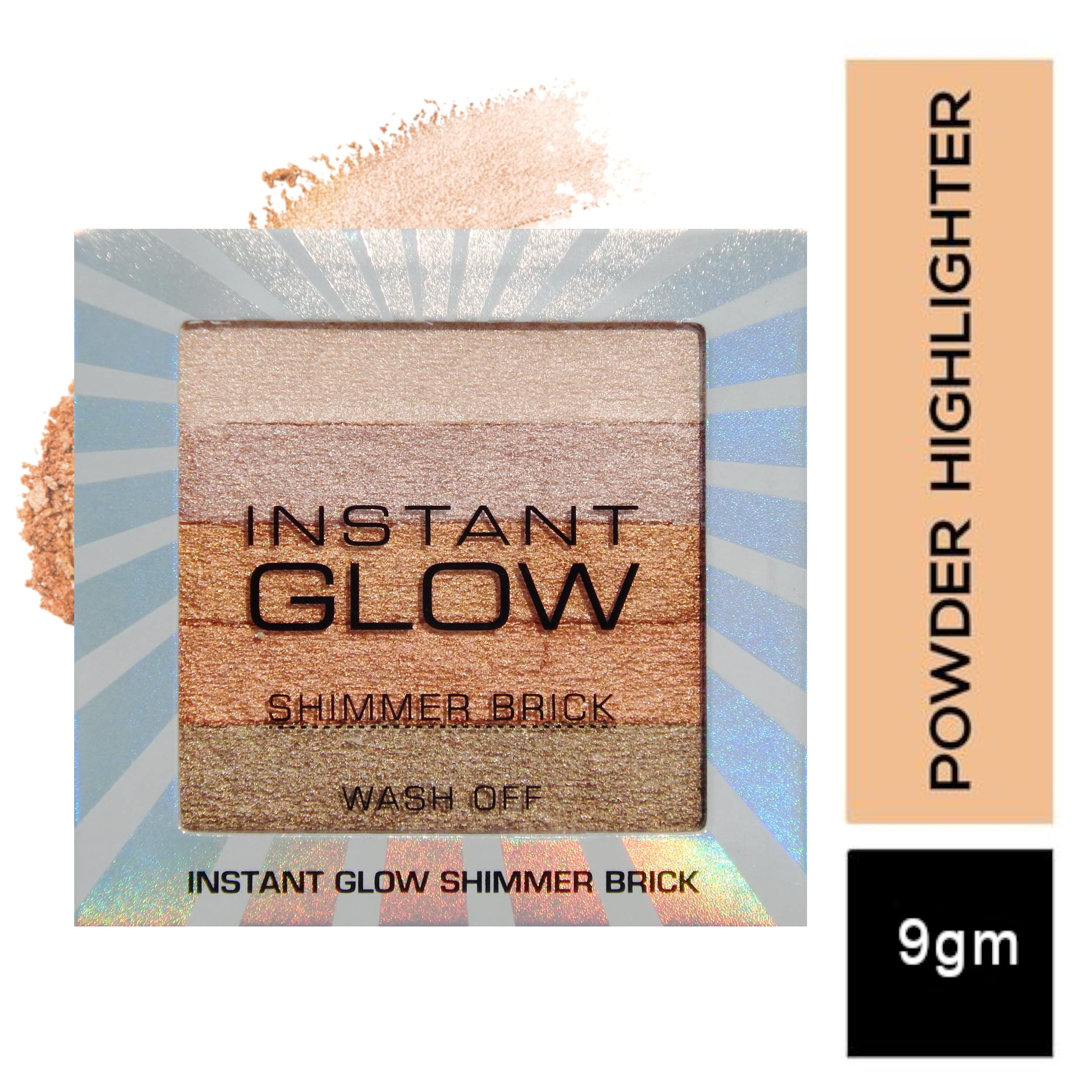 VARS LONDON Face Shimmer Highlighter & Bronzer Palette - Blush, Illuminator & Contour Combo Pack (Shade 4) | Perfect for Daytime Glow & Evening Makeup Looks
