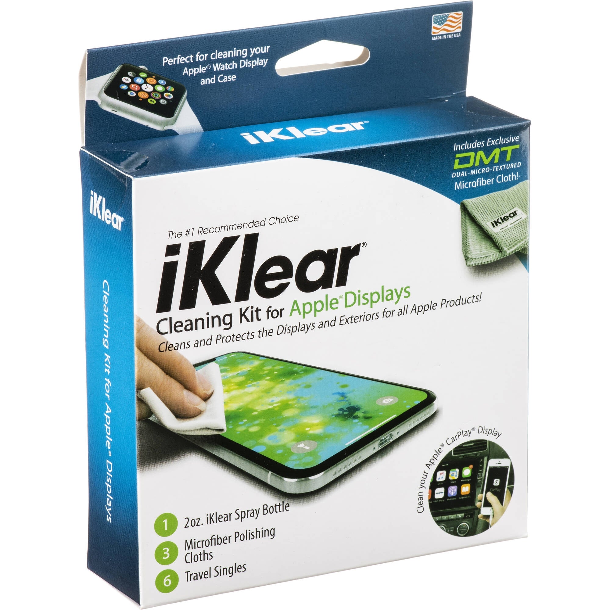 iKlear Screen Cleaning Kit for iPhone, MacBook & MacBook Pro - Safe for All Apple Devices | Perfect for Home, Office & Travel Use