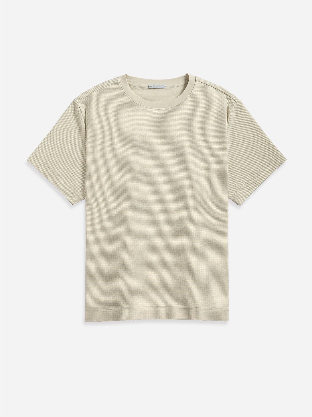 Baseile Waffle Tee - Soft & Breathable Waffle Knit T-Shirt for Men & Women | Perfect for Casual Wear, Layering & Everyday Comfort