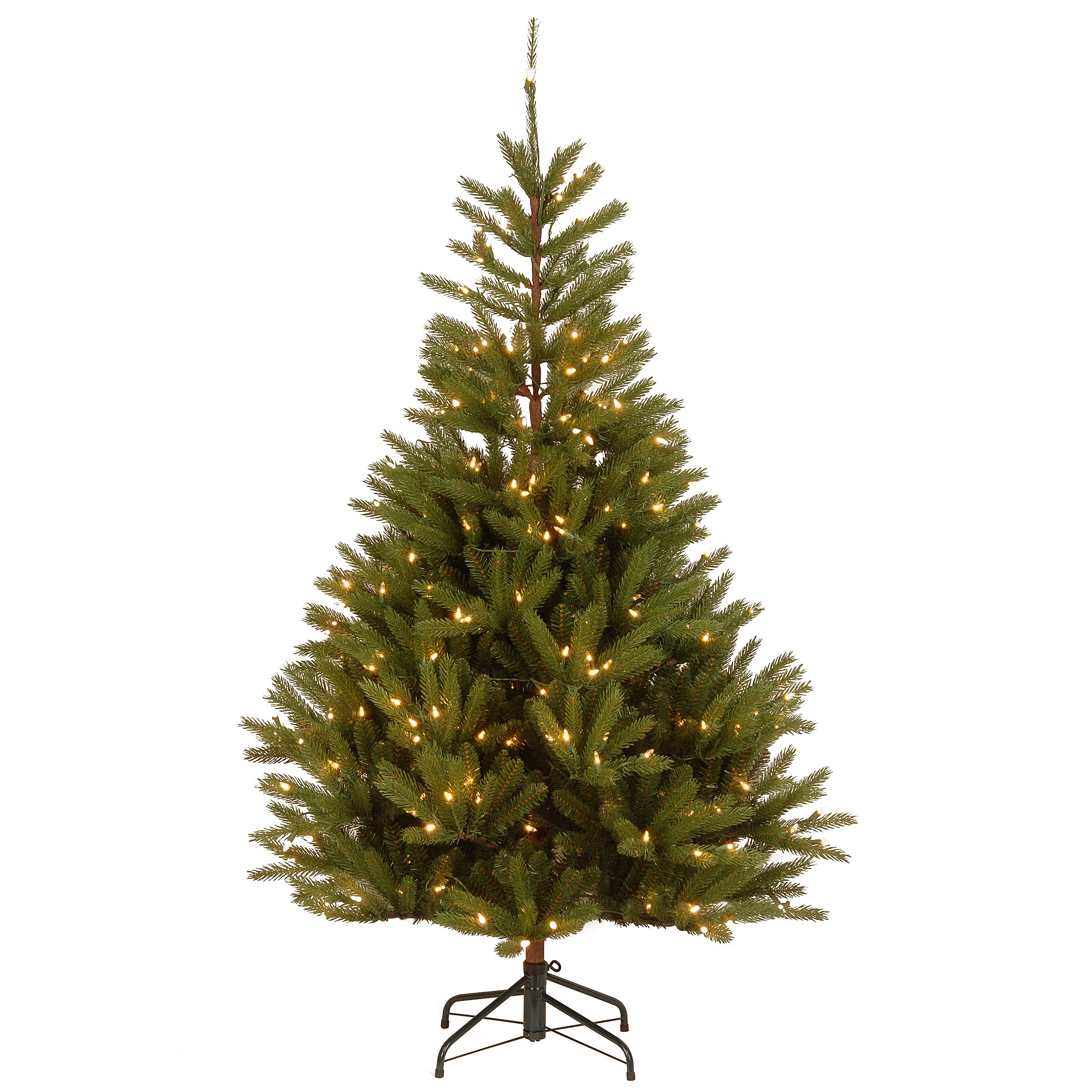 6.5 ft Pre-Lit Artificial Topeka Spruce Christmas Tree with 500 Clear LED Lights - Perfect for Holiday Home Decor, Office & Party Decoration